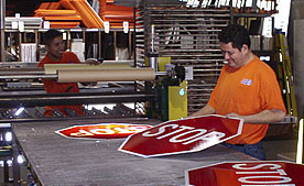 United Traffic Service and Supply manufacturing signage