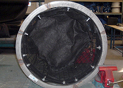 DrainPac™ storm drain filter insert round inlet design variation
